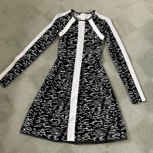 ISSA knit mini dress